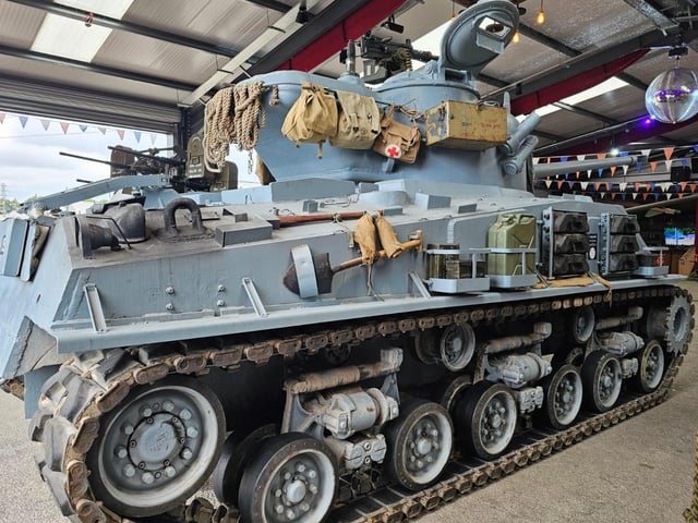 The Sherman M50 in the Heritage Hall