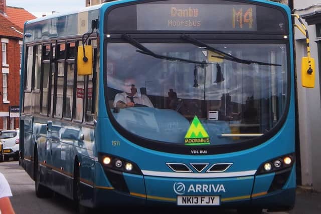 The Moorsbus on its way to Danby.
