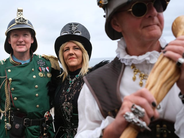 Enjoying the afternoon in Whitby.
picture: Richard Ponter
