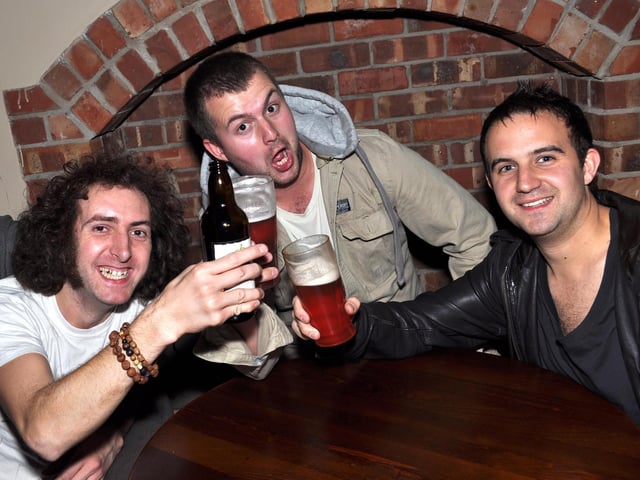 Antony, Ben and Chris in The Barbican.    1141118o
