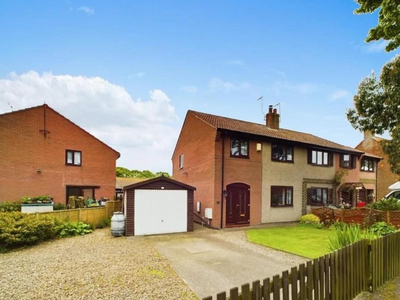 This three bedroom semi-detached house is for sale with Hunters for £195,000.