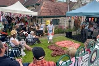 Performances took place both inside and outside during the festival