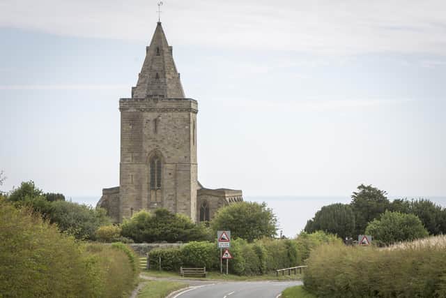 St Oswald's Church at Lythe, near Whitby.