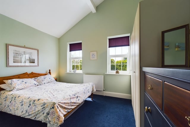 One of the property's double bedrooms.