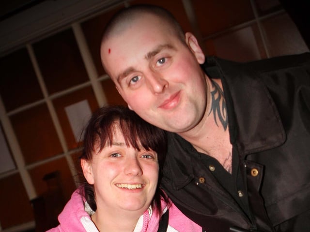 Jo and James haing a couple's night in The Gate.