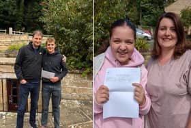 Fyling Hall School students pick up their GCSE results.