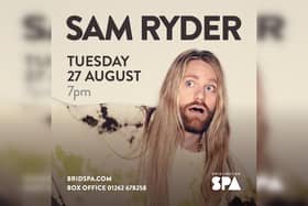 Sam Ryder is coming to the coast on August 27.