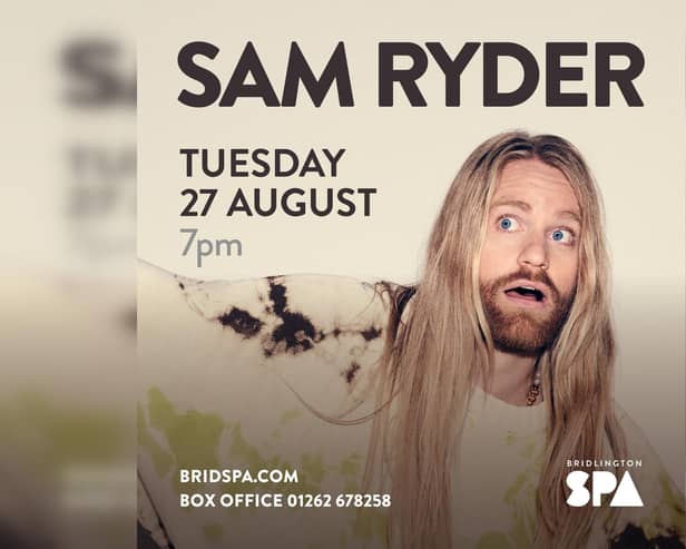 Sam Ryder is coming to the coast on August 27.