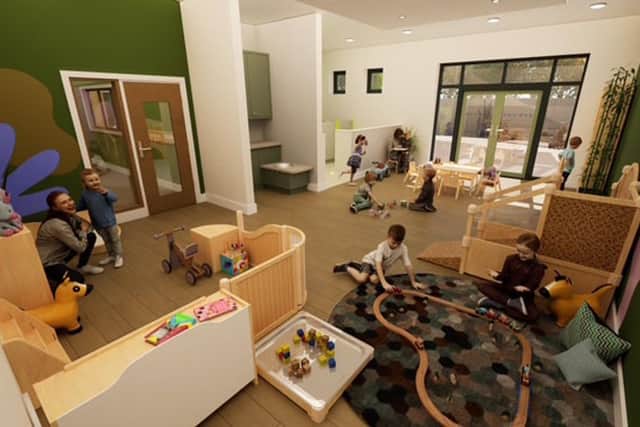 An artist's impression of Little Pips Nursery, which will open in September.