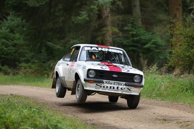 Steve Bannister rolled back the years to earn third place at the Trackrod Rally Yorkshire. PHOTO BY BEN LAWRENCE