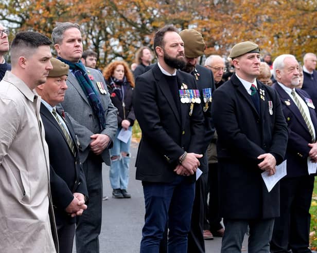 Scarborough Remembrance service at Oliver's Mount.
picture: Richard Ponter