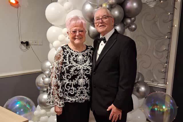 The Baldwins celebrate their diamond wedding.