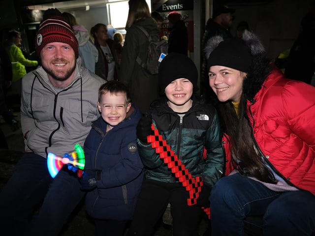 Bonfire Night at Scarborough Cricket Club, having fun.