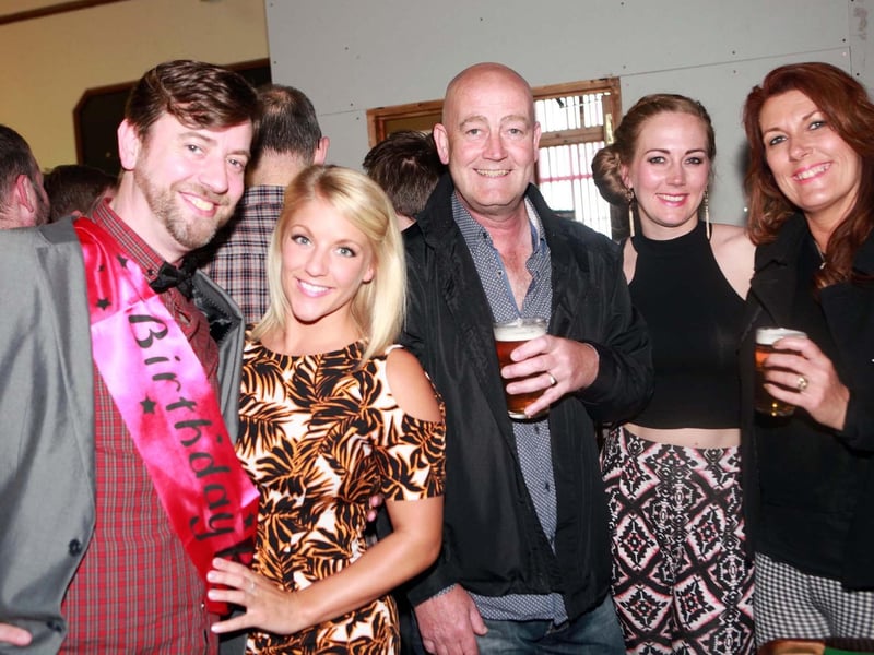 Stuey, Jane, Steve, Holly & Amy enjoying their night out in The Old Vic.