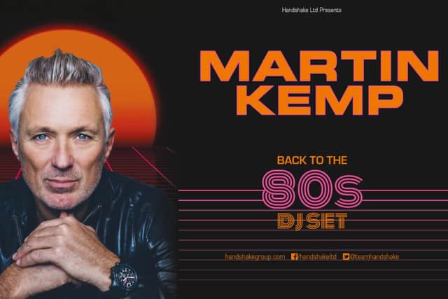 Martin Kemp is bringing the hottest 80s club night to Scarborough Spa on Saturday, February 8 2025.