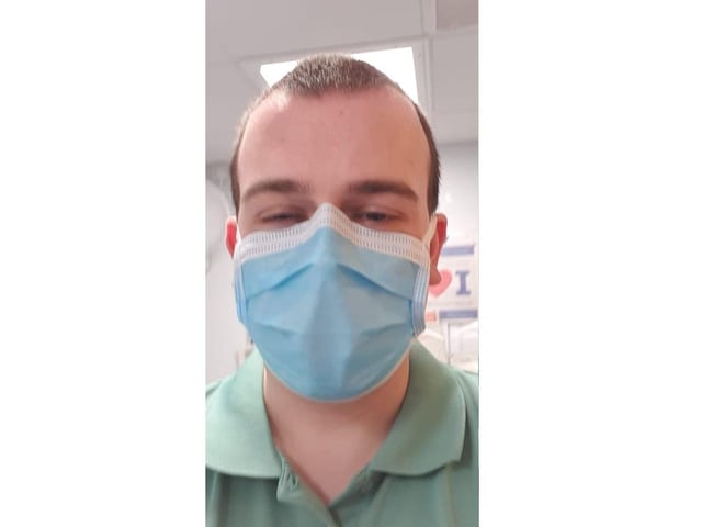 This is Sean Gilchrist, a porter from the Royal Infirmary of Edinburgh.