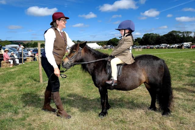 One young competitor ready for the parade ground at Danby Show. picture: Richard Ponter