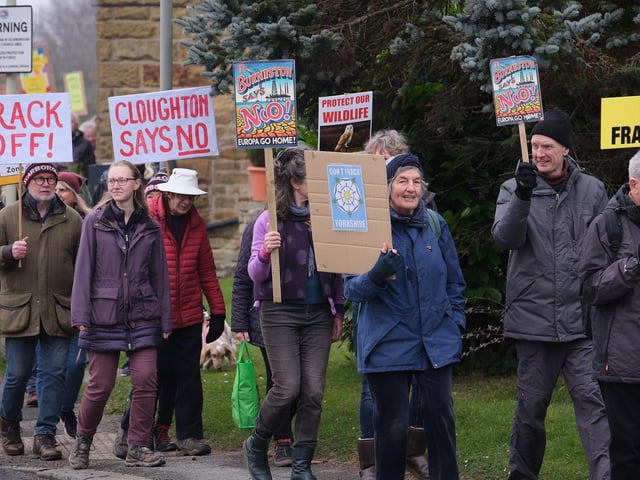 Campaigners make their point. picture: Richard Ponter