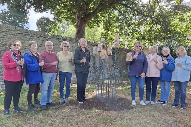 Hutton Buscel Artists with their art installation Arboreous