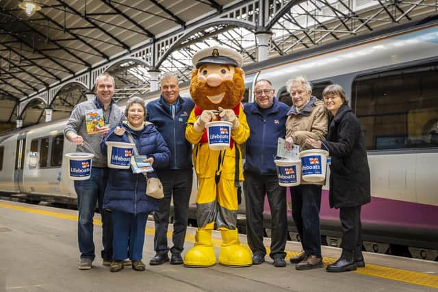 Bank holiday fundraising at Scarborough Railway Station