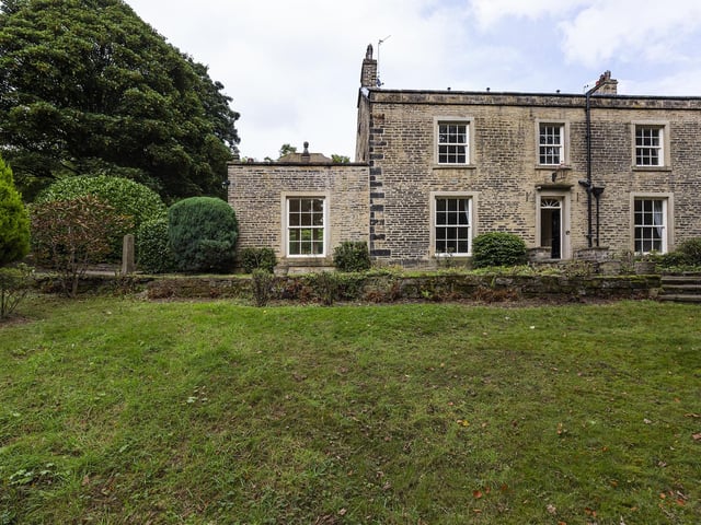 Large, Georgian style windows add to the attractiveness of the property.