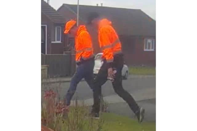Police have released images of two people they would like to speak to in connection with the burglary