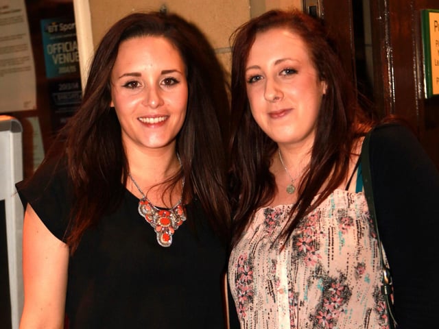 Tasha and Emma having a brilliant night