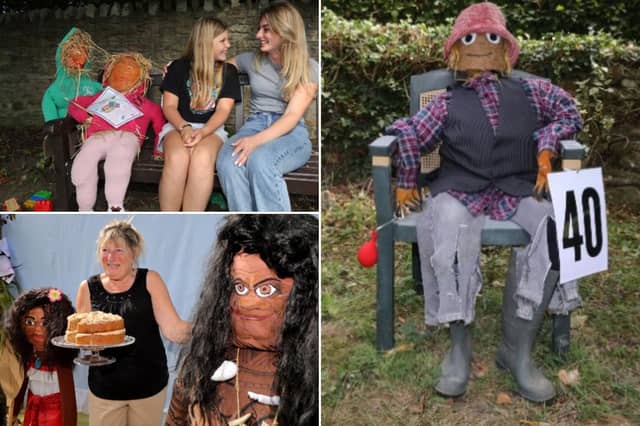 Some great characters at the Ayton scarecrow trail.