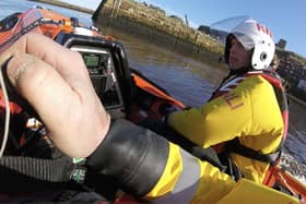 A Whitby RNLI crew attends the call-out.