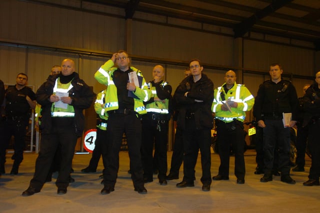 Now more than ever South Yorkshire Police are working hard to keep the people in our city safe - thank you. Some police officers pictured in 2011