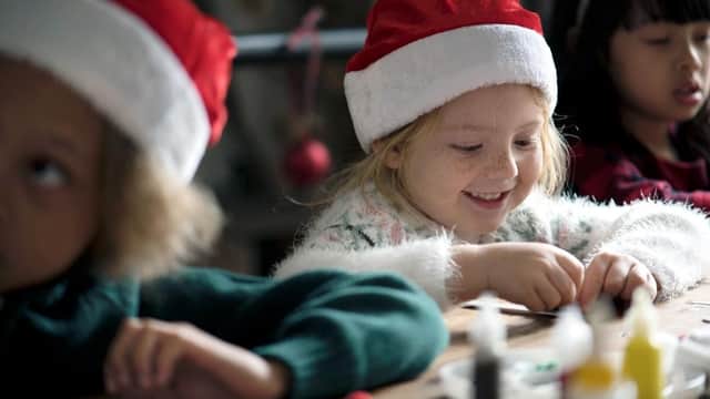 Children can attend four free activities at Christmas.