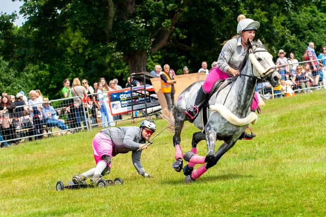 Horseboarding fun is coming to the Yorkshire Game & Country Fair at Scampston Hall.