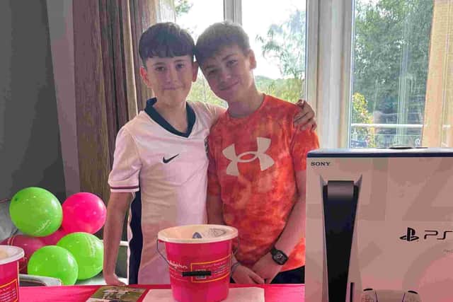 Josh Faulkner and brother Louka