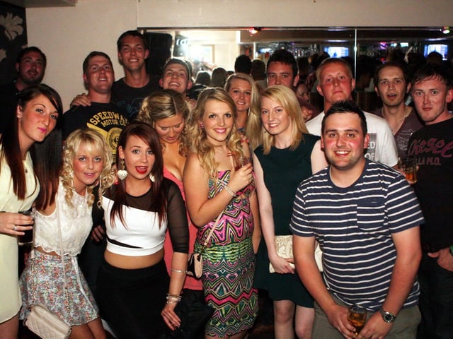 Emma-Jayne with her friends to celebrate her 20th Birthday in 2013.