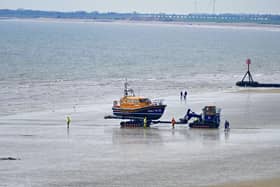 The Bridlington RNLI lifeboat.