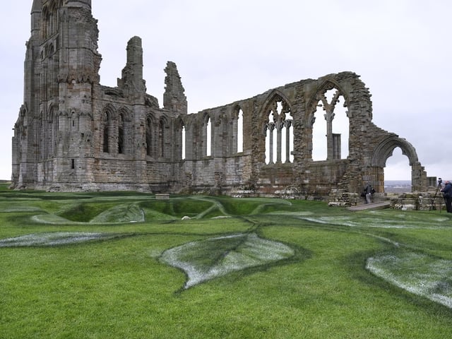 Land art at the English Heritage site.