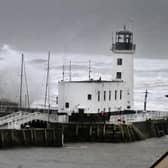 Strong winds are forecast to hit the Yorkshire coast on Friday