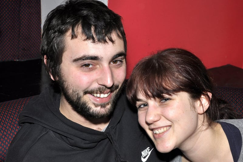 Sam and Jenny are all smiles.