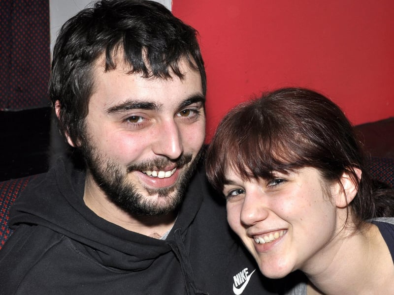 Sam and Jenny are all smiles.