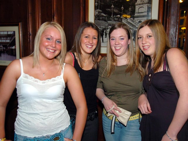 Stevie, Rachel, Toni and Claire around town.
