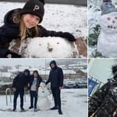 Snow on the Yorkshire coast