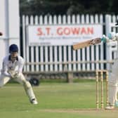 Josh Mainprize hit a superb century in Brid 2nds tie at Brompton. Photo by Thomas Fynn - TCF Photography