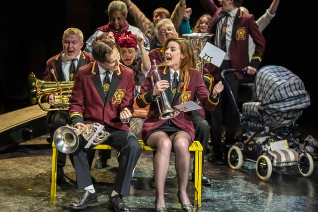 Brassed Off, a production staged at the Stephen Joseph Theatre, is up for an award (Credit: Pamela Raith)