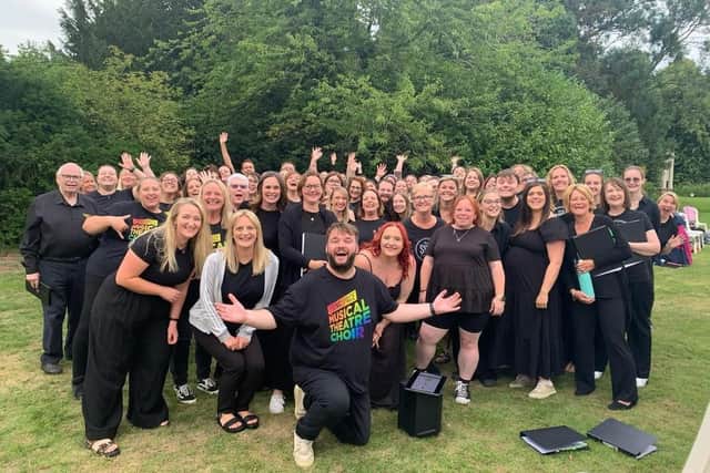 James Aconley and his Sing Space Choir