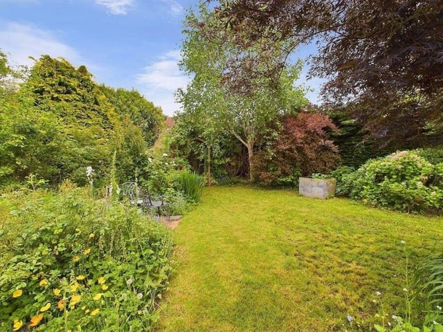 A section of the lawned garden area.