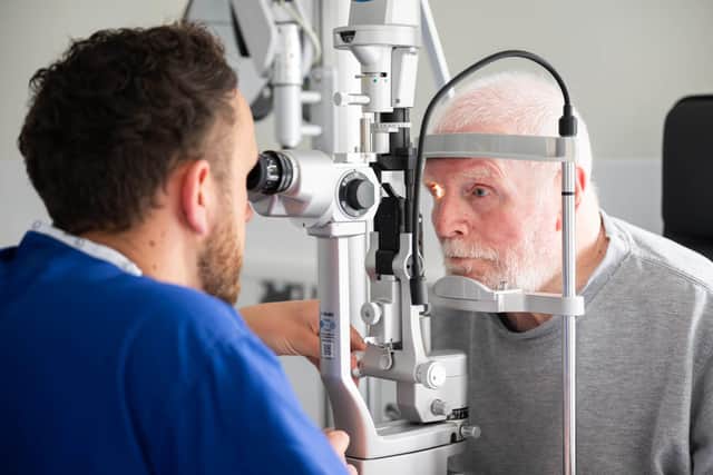 Eye health check prior to cataract surgery