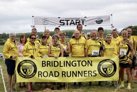 Bridlington Road Runners athletes line up at the Top of the Wolds Race on Sunday. PHOTOS BY TCF PHOTOGRAPHY