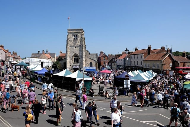 The festival got busier further into the day.