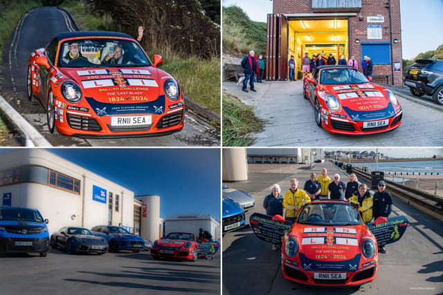 IN BILDERN: Porsche 911 Challenge fährt in die RNLI-Stationen Bridlington ...