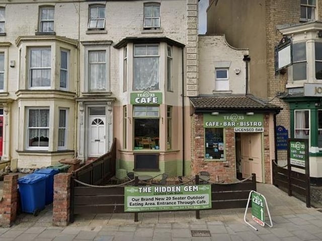 Tea @ 33 is located on Hilderthorpe Road, Bridlington. One Tripadvisor review said "Dropped in for the first time in a while and I’m amazed! So many breakfast options and not just the standard ones. Unreal- will return!"